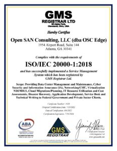 ISO 20000-1: 2018 ISO 20000-1: 2018